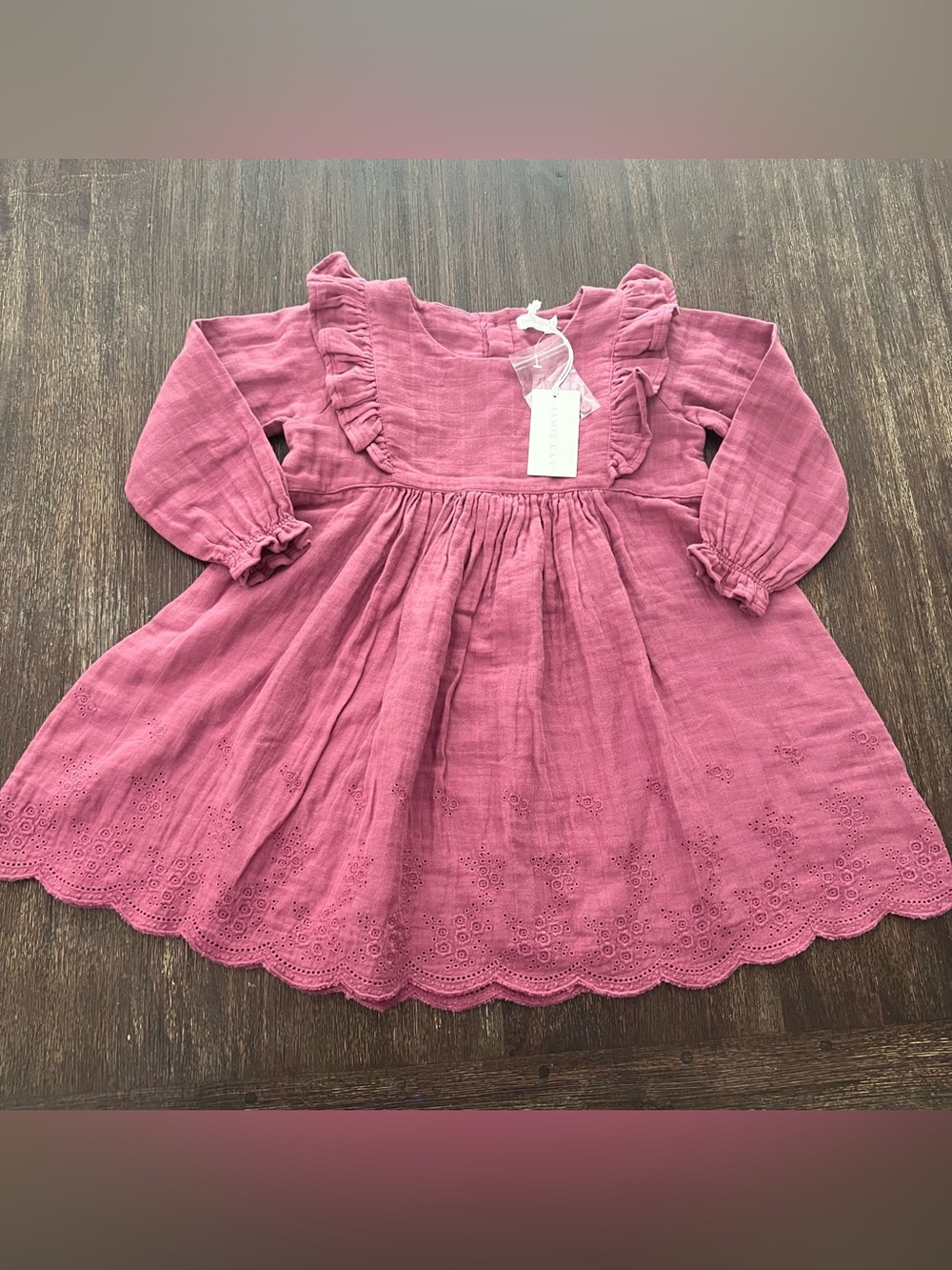 Jamie Kay Lily Dress organic cotton size 5T new with tags